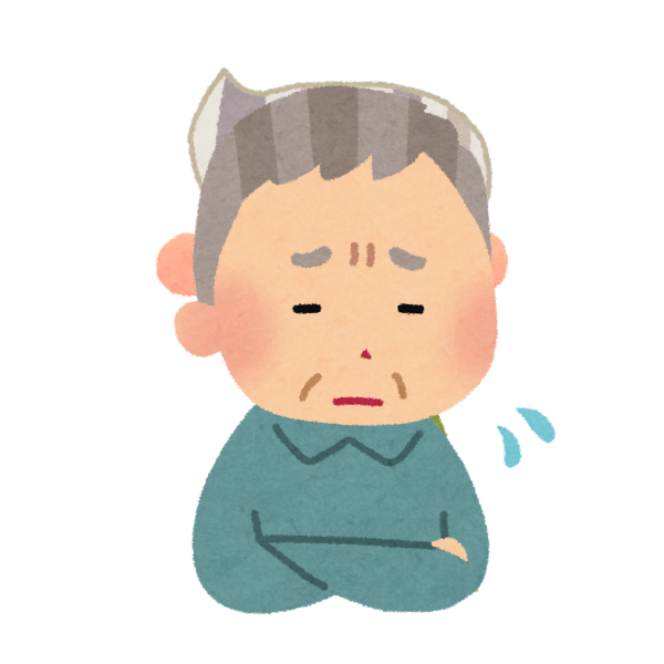 介護サービスを受けることを嫌がっているおじいちゃんのイメージ画像
