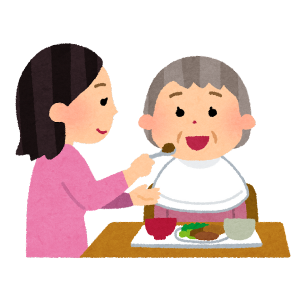 たとえ病気や障害があっても一緒に食べる時間は人生において大切な意味を持つということのイメージ画像