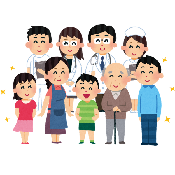 介護の際にお世話になるかかりつけ医
と家族のつながり
