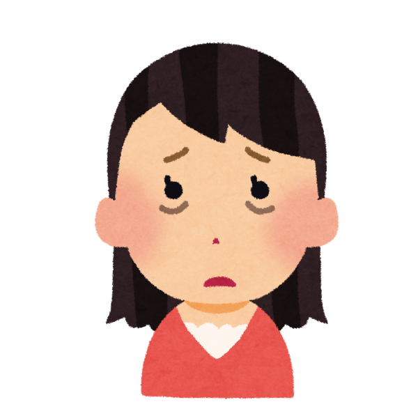 親の今後を考えると不安で夜も眠れない娘のイメージ画像