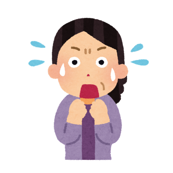 在宅介護中にちょっとしたミスが増えてきたら限界のサイン。そんなヒヤリとした瞬間の表情の女性のイメージ画像