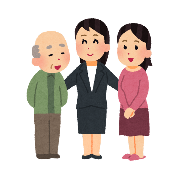 在宅介護が限界になる前にケアマネージャーと会ったり、相談することが大切だというイメージの画像