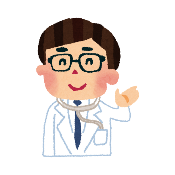 介護サービスを受けるには、主治医の意見書をもらう必要がある。医者をイメージした画像