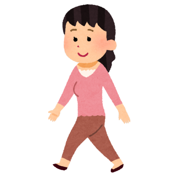 親の介護で心が疲れた時には、散歩など気分転換できることで気持ちを落ち着かせることも大切だというイメージの画像