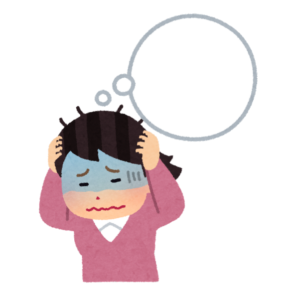 親の介護についての手続きが多すぎて頭を抱える娘のイメージ画像