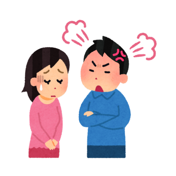 親の介護のことで意見が食い違い兄妹ケンカをするイメージ画像