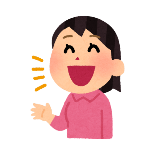 介護はしんどいばかりじゃない。ユーモアを持ってしたら救いにもなる。ギャグで大笑いする、介護する娘のイメージ画像