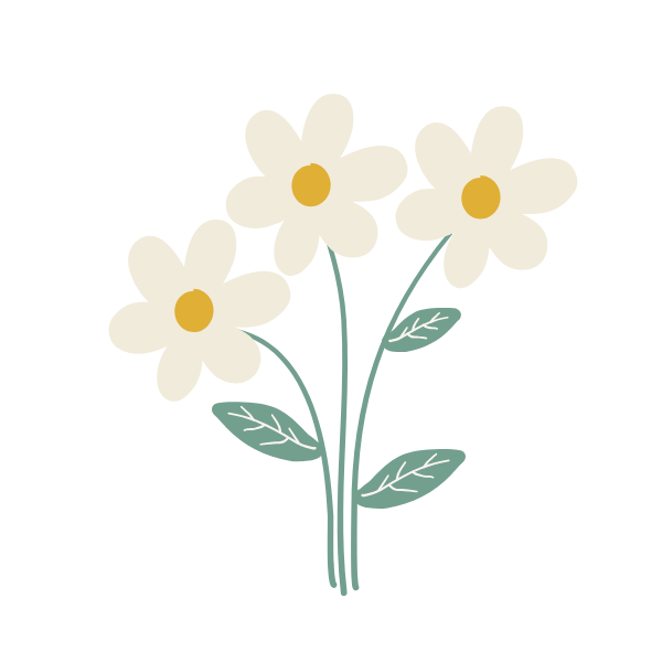 在宅介護の悩みを抱えている人が少しでもホッとできるように優しいお花の画像