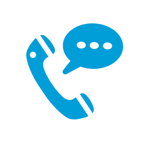 電話で会話するイメージの画像