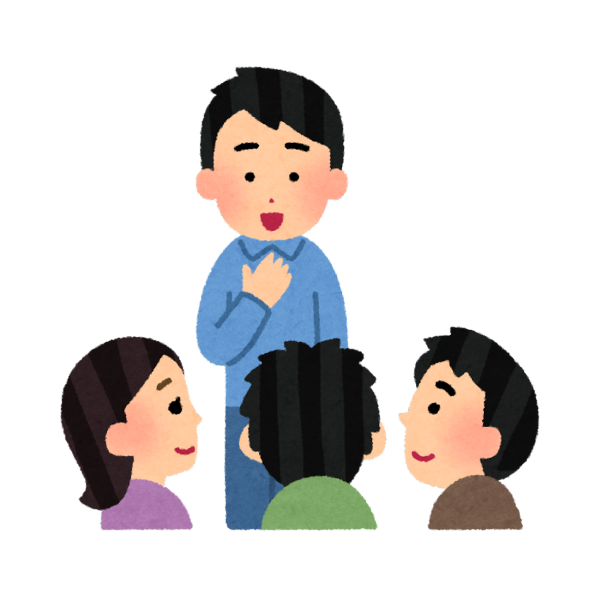 家族会議では、それぞれの意見に耳を傾けることが大事だというイメージの画像
