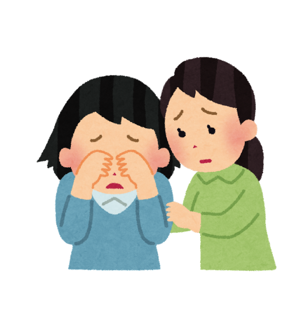 介護でうつになってしまうのは本人だけの問題ではなく、周りの協力も大事だというイメージの画像