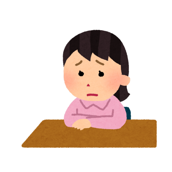 一人介護していることに思い悩む女性のイメージ画像