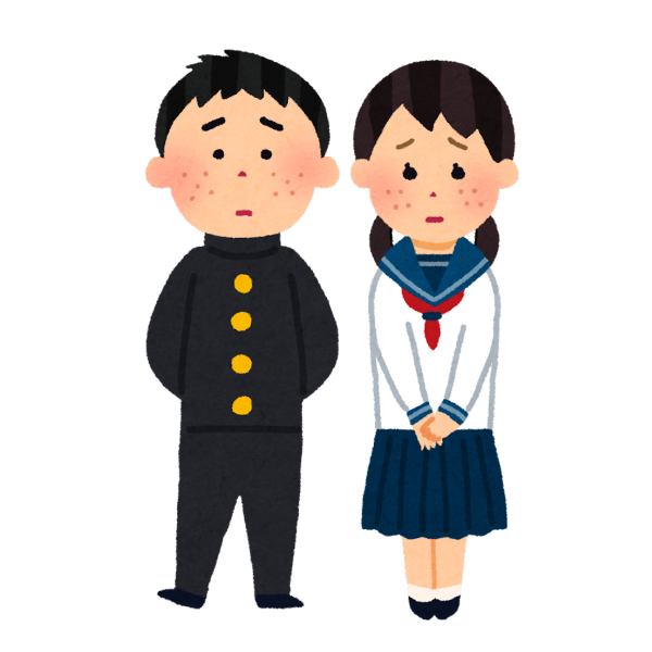 ヤングケアラーをイメージさせる中高生の男女の画像