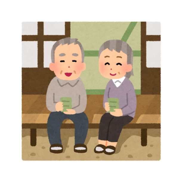 介護とは、ただただそばにいて一緒にお茶を飲むだけでもいいというイメージの画像