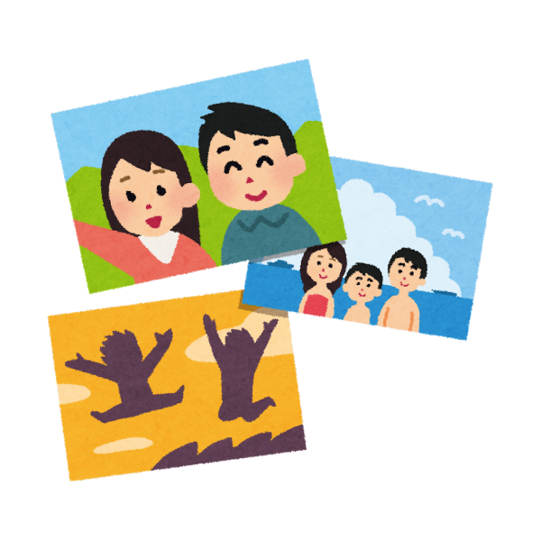 同じ話ばかりするお年寄りとの会話には昔のアルバムを使うのも一つの手だというイメージの画像