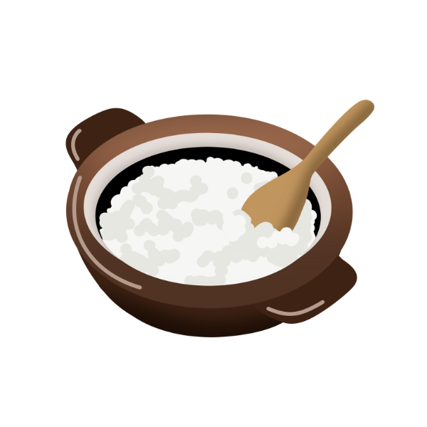 やわらか食のお粥のイメージ画像