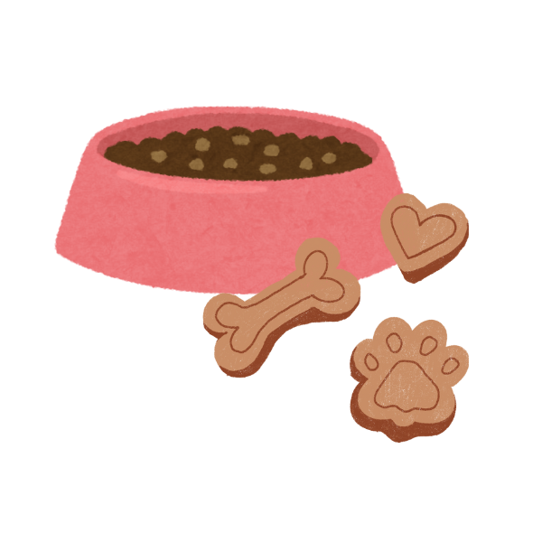 ペットの餌やおやつのイメージ画像