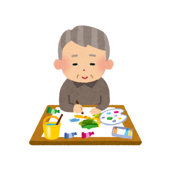 待っている間にデイサービスに通ってもらうのも一つの息抜きになるというイメージの画像