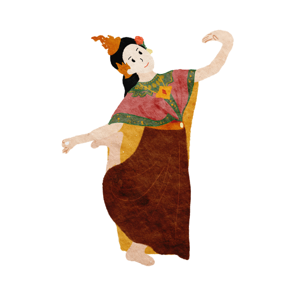 外国人介護士の母国の伝統舞踊のイメージ画像
