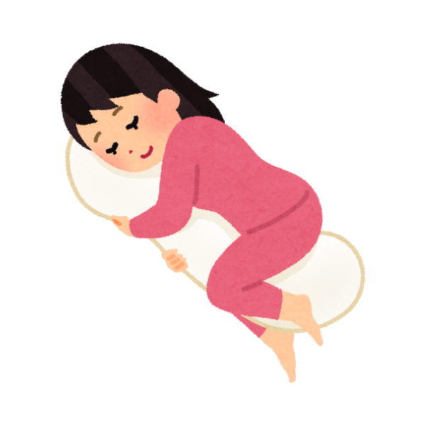 介護者が夜ぐっすり寝ているイメージの画像