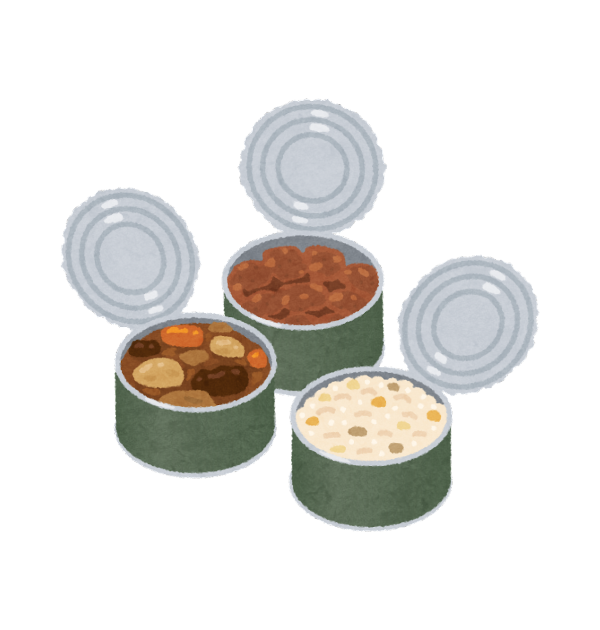 介護食を保存食としてストックすることもできるというイメージの画像