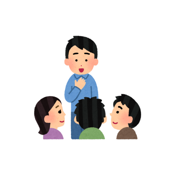 施設に入る前は家族の話し合いも大事だというイメージの画像