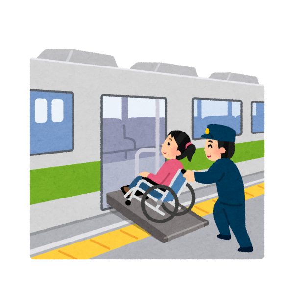 介護される人も気分転換のために旅に出るのも良いというイメージの画像