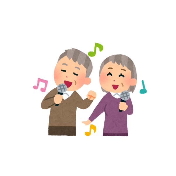 知人とカラオケを楽しむイメージ画像