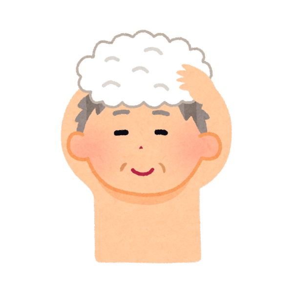 高齢者の入浴のイメージ画像