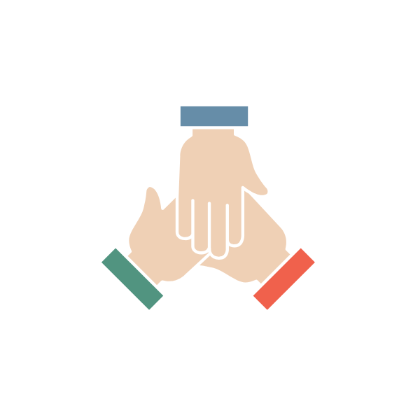 家族が協力するイメージ画像