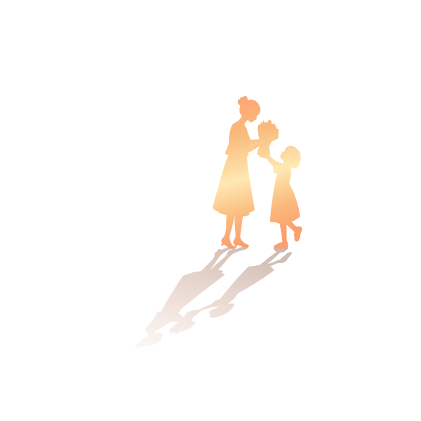 母娘のやさしいイメージ画像