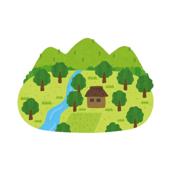 田舎のイメージ風景