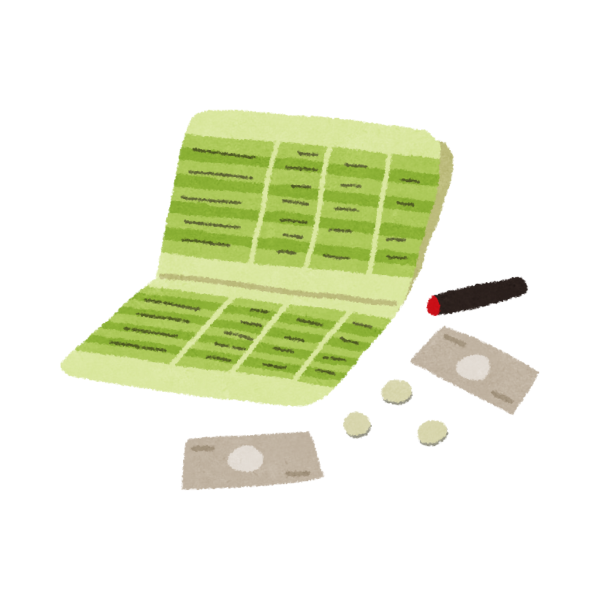 通帳と印鑑の画像