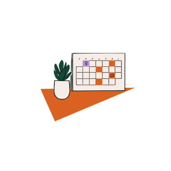 カレンダーのイメージ画像