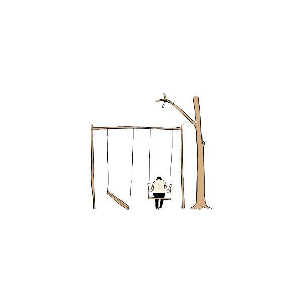 落ち込んでいるイメージの画像