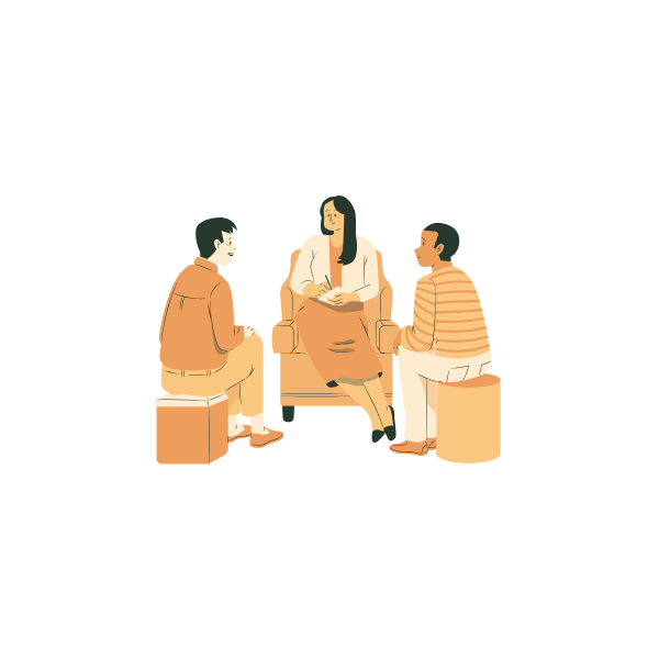 話し合いをするイメージ画像