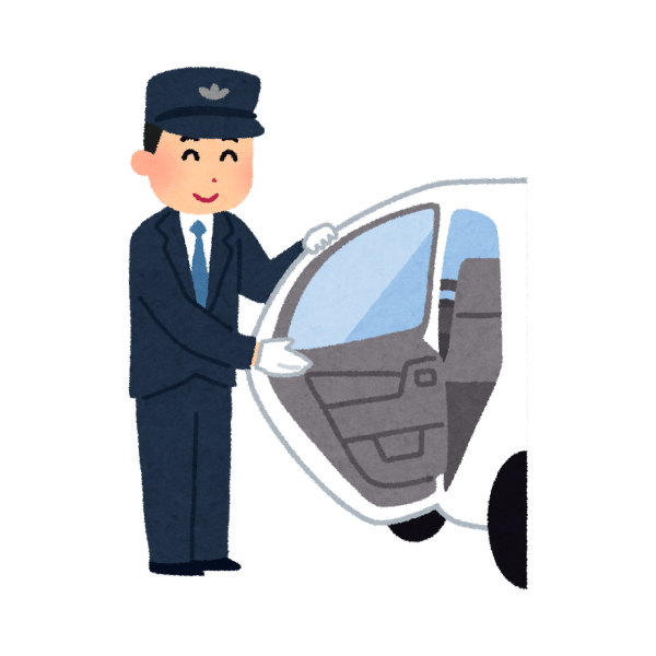 介助してくれる運転手さんのいる介護タクシーのイメージ画像