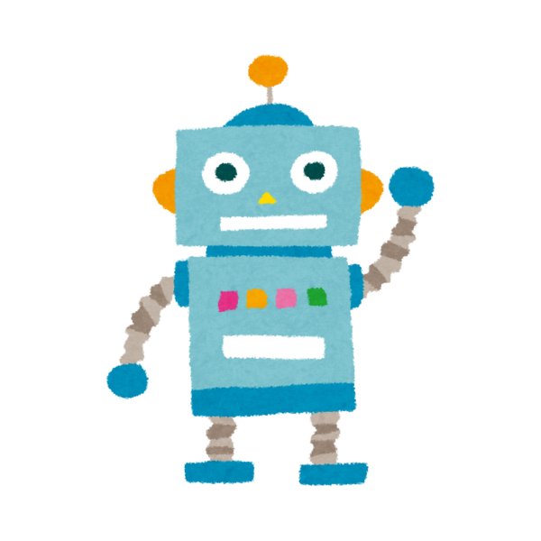 かわいいロボットの画像